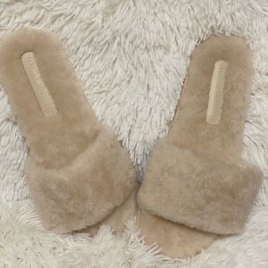 Rebecca Minkoff NWT Fur Slide Sandals